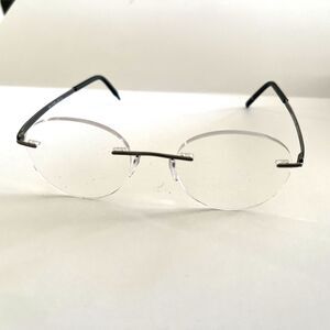 Silhouette Eyeglasses 5529 70 6660 Rimless Austria Frames Only Grey 19-145 *READ